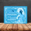 Hier lebt eine Prinzessin Metallschild XXL in 28x38 cm mit Produktbild-Vorschau 4