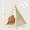 Petite Amélie Tipi Spielzelt H120 cm - Off-White Produktbild-Vorschau 5