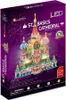The image shows the packaging for a 3D puzzle of St. Basil's Cathedral with LED lighting. Anteprima dell’immagine prodotto
