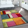 Tapis de salon court vintage fait main avec contours 3D Voir les images du produit 1