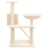 vidaXL Arbre à chat avec colonnes à griffer en sisal Crème Voir les images du produit 4