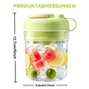 2-in-1 Eiswürfel Flasche mit Strohhalm, Eiswürfelformen, Produktbild-Vorschau 7