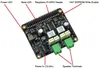 A close-up, angled view of a black circuit board with various electronic components and connectors, labeled with red arrows and text. Anteprima dell’immagine prodotto