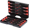 A set of screwdrivers in an open black case. Produktbild-Vorschau