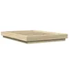vidaXL Bettgestell Sonoma-Eiche 120x190 cm Holzwerkstoff Produktbild-Vorschau 1