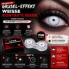 Weiße farbige Kontaktlinsen - Gruselige Tageslinsen für Produktbild-Vorschau 3