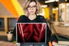 MuchoWow® Laptop Aufkleber Sticker Cover Rosa - Architektur Produktbild-Vorschau 5