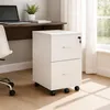Relaxdays Rollcontainer, 2 Schubladen mit Hängeregister, Produktbild-Vorschau 2