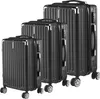 CDGlobal Set de 3 valises rigides, coque dure ABS, set de Voir les images du produit 1