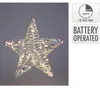 LED Metall Kranz Hängekranz Türkranz warmweiß Ø30cm Innen Batterie Anteprima dell’immagine prodotto