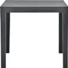 vidaXL Gartentisch Anthrazit 78x78x72 cm Kunststoff Produktbild-Vorschau 1