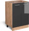 Küchenunterschrank Vicco R-Line Anthrazit Hochglanz 60 cm Produktbild-Vorschau 1