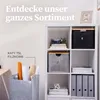 HENNEZ 15904, Badezimmer-Organizer, Schwarz, Braun, Bambus, Produktbild-Vorschau 8