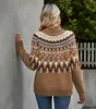 ASKSA Damen Pullover Rollkragenpullover Langarm Produktbild-Vorschau 3