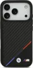 A black iPhone case with the BMW M logo and racing stripes. Podgląd zdjęcia produktu
