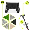 HyperMotion Bollerwagen faltbar XL 200L – Transportwagen Produktbild-Vorschau 4