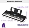 Yamaha PSR-E383, 61 Schlüssel, USB, 941 mm, 317 mm, 105 mm, Produktbild-Vorschau 11