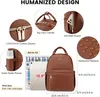Kleiner Leder Rucksack Damen Klein Cityrucksack Handtasche Produktbild-Vorschau 4