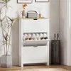 HOMCOM Schuhschrank Schuhregal mit Schublade für 18 Paar Produktbild-Vorschau 7
