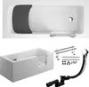 Badewanne Rechteck Set 6in1 160x75 Rechts mit AcrylSchürze, Produktbild-Vorschau 1