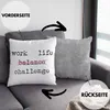 Trendation - Work Life Challange Deko-Kissen mit Füllung Produktbild-Vorschau 2