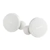 A pair of white Denon in-ear headphones against a white background. Produktbild-Vorschau