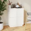 vidaXL Kredens biały 60x34x75 cm lite drewno sosnowe Podgląd zdjęcia produktu 1