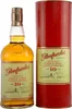 A bottle of Glenfarclas Highland Single Malt Scotch Whisky and its cylindrical red presentation tube. Produktbild-Vorschau