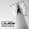 bümö Pausentisch klein STF - Gestell: Silber, Nachbildung: Produktbild-Vorschau 4