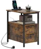 HOMCOM Beistelltisch Couchtisch mit Aufladestation, Produktbild-Vorschau 1
