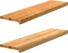 vidaXL Stopnie schodowe 2 szt. Jasnobrązowe 100x25x2 cm Podgląd zdjęcia produktu 8