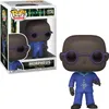 A Funko Pop! vinyl figure of Morpheus from The Matrix, shown both in its packaging and out of the box. Produktbild-Vorschau