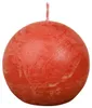 Bolsius Rustik Kugelkerze herbstliches orange, Durchmesser: Produktbild-Vorschau 1
