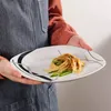 Servírovacia súprava - 6 osôb - 50 kusov - biela - keramika Náhľad obrázku produktu 5