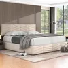 A bedroom scene with a bed as the main focus. Podgląd zdjęcia produktu