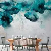 Vlies Fototapete - Blue Poppies 300x210 cm Blumen Produktbild-Vorschau 1