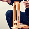 Kožené ruční šití Fixní dřevěná svorka na kůži Kožený šicí Náhled obrázku produktu 4