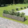 vidaXL Gabionové zvýšené lůžko z pozinkované oceli 360 × 50 Náhled obrázku produktu 2
