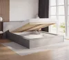 ADIDAR Celine Polsterbett 200x200cm Doppelbett Holzrahmen Produktbild-Vorschau 2