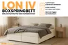 BOXBETT LON IV 200/200 in Cord Creme H4 Produktbild-Vorschau 4