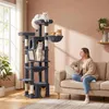 Fobyfurny Kratzbaum Groß, 183 cm Hoch, XL Katzenbaum, 2 Produktbild-Vorschau 1