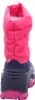 A rear view of a pink and navy blue child's boot. Produktbild-Vorschau