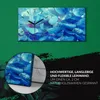 Leinwand Wanduhr Wandkunst Uhr Geräuschlos 60x30 Malerei Produktbild-Vorschau 5