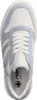 A top-down view of a white and light blue sneaker. Produktbild-Vorschau