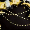 Guirlande étoiles or 3,6 m x 5 cm Décoration de fête Voir les images du produit 6