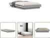 The Living Store Bettgestell Betongrau 90x200 cm Produktbild-Vorschau 1