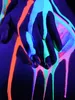 PSYWORK Schwarzlicht Stoffposter Neon "Nude Girl UV Color Produktbild-Vorschau 3