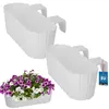 KOTARBAU® Lot de 2 Jardinière Extérieur Pot de Fleur PVC Voir les images du produit 1