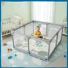 Kojec dla dziecka 126x126 cm suchy basen mata dwustronna + Podgląd zdjęcia produktu 11