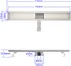 Duschrinne HWC-D94d, Bodenablauf Abflussrinne Duschablauf, Produktbild-Vorschau 9
